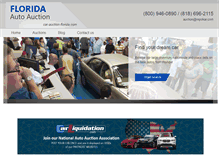 Tablet Screenshot of car-auction-florida.com